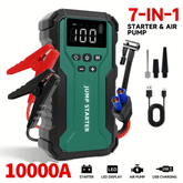 10000A Portable Jump Starter & Air Compressor (150 PSI) - 7 - in - 1 Emergency Kit - AURISTEN