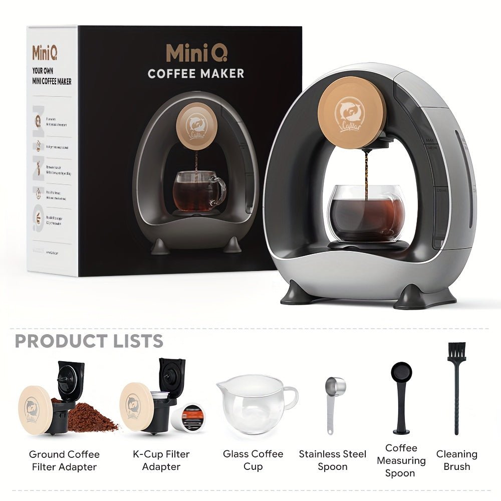 2 - iN - 1 Single Serve Coffee Maker Compatible With K Cup & Ground Coffee - AURISTEN