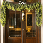 70" Artificial Pine & Cypress Christmas Garland - Realistic Faux Greenery for Fireplace Mantel, Table & Outdoor Decor - AURISTEN