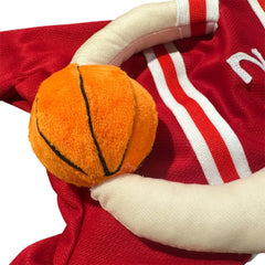 Dog Basketball Costume – No.2 Jersey Cartoon Outfit for Small & Medium Dogs - AURISTEN