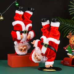 Electric Musical Santa Figurine – Wiggling Battery - Powered Christmas Decoration - AURISTEN