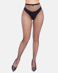 High - Waist Classic Fishnet Pantyhose – 4 Mesh Styles - AURISTEN