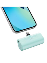 iWALK Mini Portable Charger 4500mAh Ultra - Compact Power Bank Small and Cute Battery Pack Compatible with iPhone 14/13/13 Pro/13 Pro Max /12/12 Pro/12 Pro Max/11 Pro/XR/X/8/Plus,Airpods and More,Green - AURISTEN