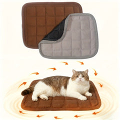 Self - Warming Cat & Pet Bed Pad – Soft, Washable, Indoor/Outdoor Use - AURISTEN
