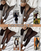 Translucent Fleece Lined Tights - AURISTEN