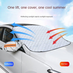 Winter Car Windshield Snow Cover Winter Snow Outdoor Car Cover Summer Sunshade Installation Is Convenient - AURISTEN