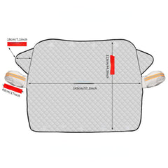 Winter Car Windshield Snow Cover Winter Snow Outdoor Car Cover Summer Sunshade Installation Is Convenient - AURISTEN