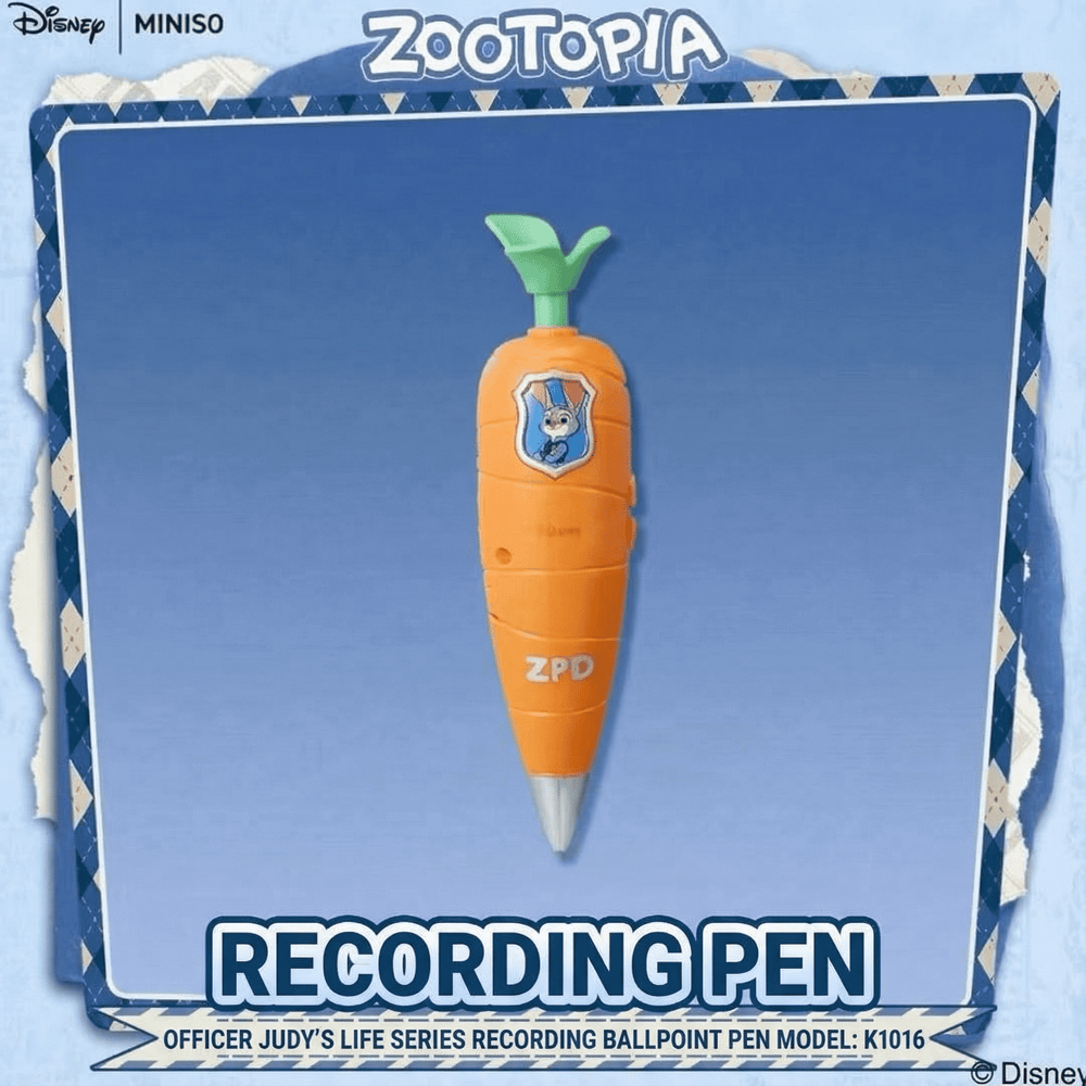 Zootopia – Judy’s Carrot Recorder Pen, MINISO × Disney Collaboration - AURISTEN