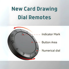 2 - in - 1 Automatic Card Shuffler & Dealer With 4 Card Drawing Remotes - AURISTEN