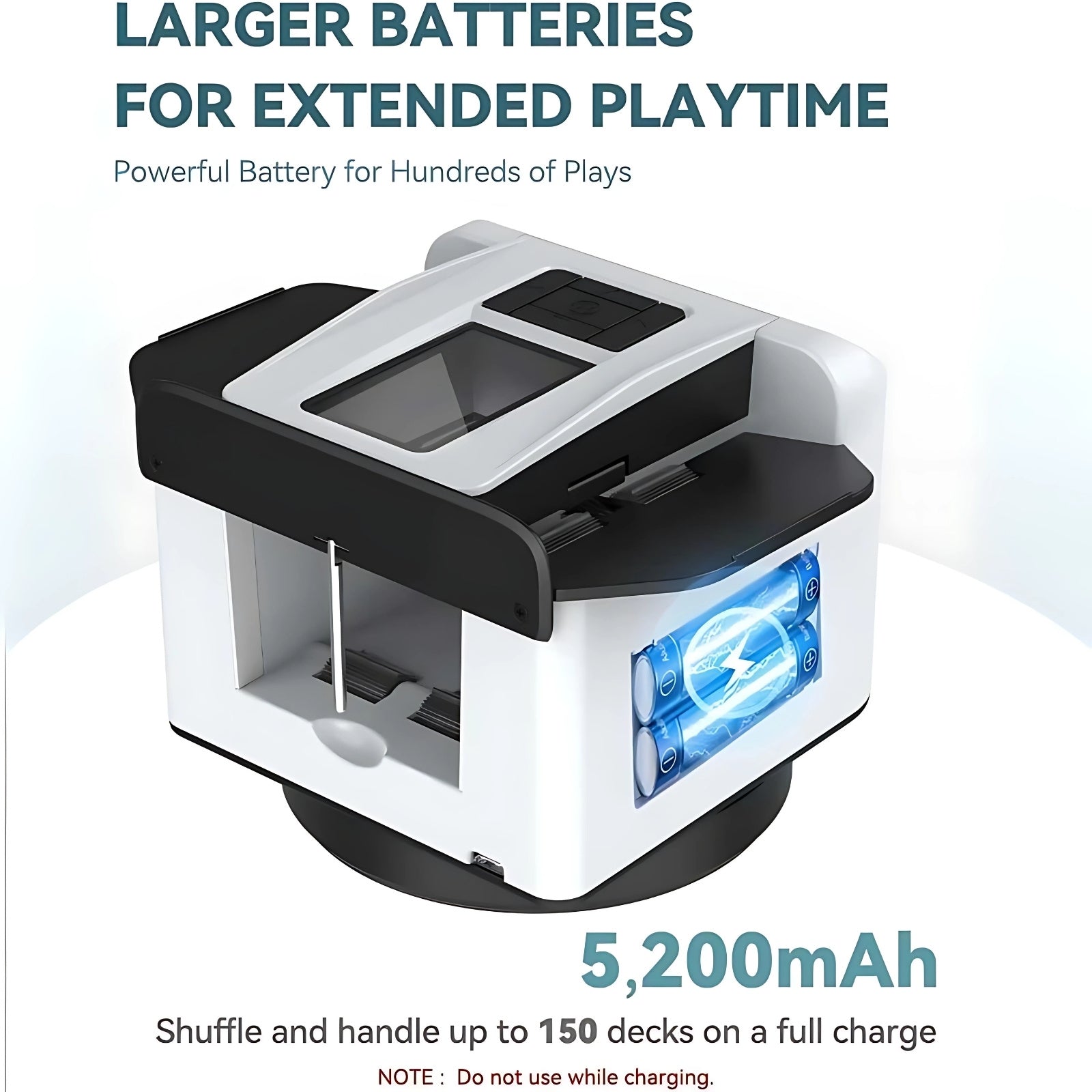 2 - in - 1 Automatic Card Shuffler & Dealer With 4 Card Drawing Remotes - AURISTEN