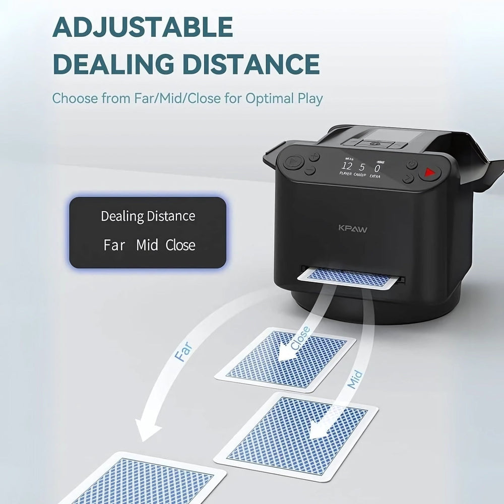 2 - in - 1 Automatic Card Shuffler & Dealer With 4 Card Drawing Remotes - AURISTEN