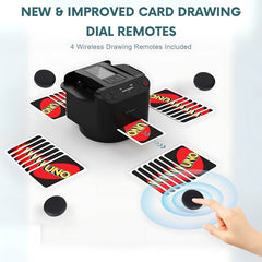 2 - in - 1 Automatic Card Shuffler & Dealer With 4 Card Drawing Remotes - AURISTEN