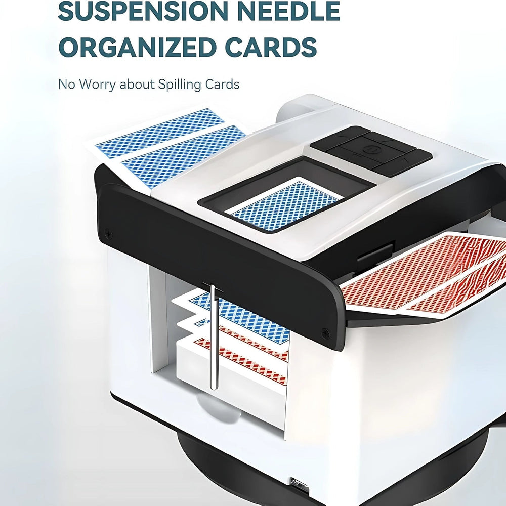 2 - in - 1 Automatic Card Shuffler & Dealer With 4 Card Drawing Remotes - AURISTEN