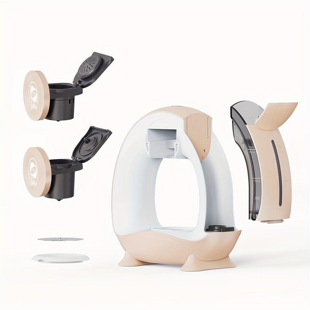 2 - iN - 1 Single Serve Coffee Maker Compatible With K Cup & Ground Coffee - AURISTEN