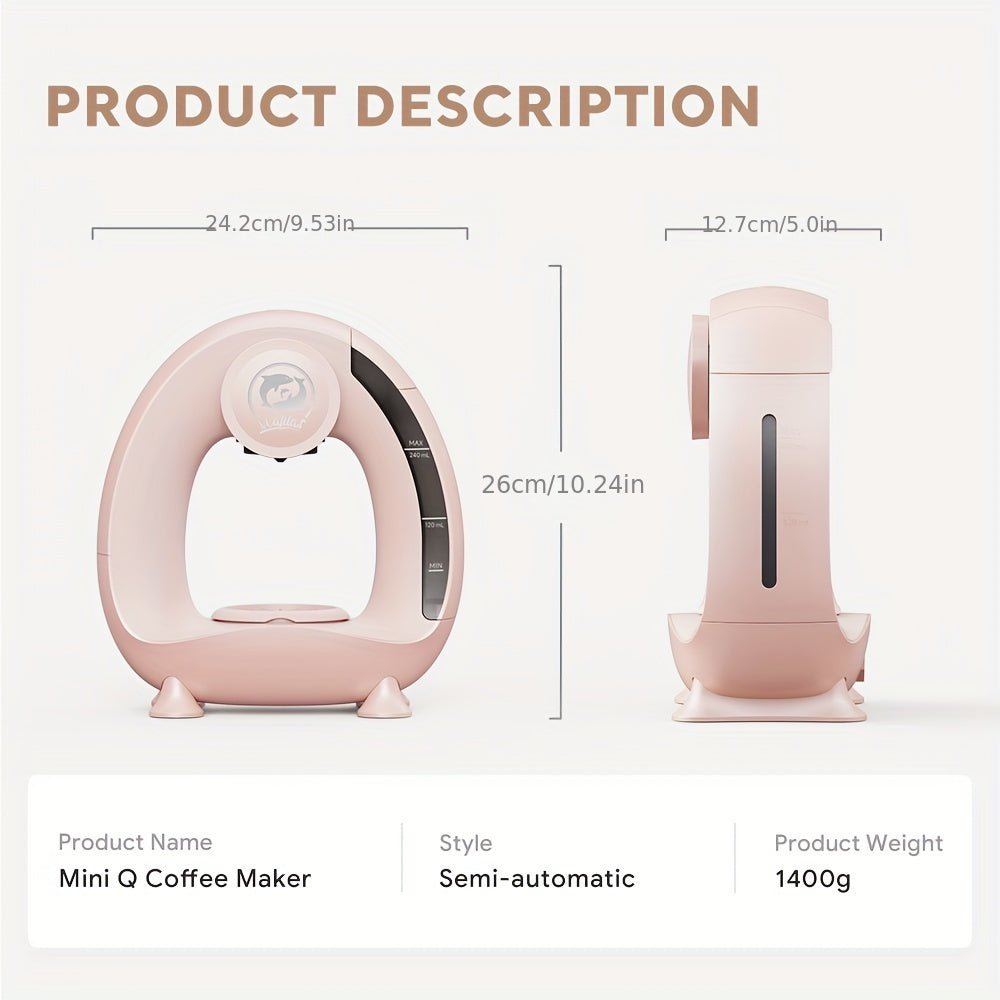 2 - iN - 1 Single Serve Coffee Maker Compatible With K Cup & Ground Coffee - AURISTEN