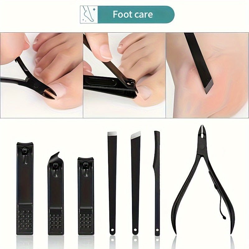 24pcs Professional Nail Clippers Kit - Razor - Sharp Blades for Precise Cutting - AURISTEN