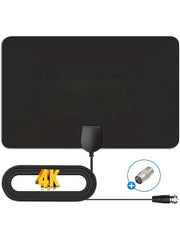 Smart Digital TV Antenna 2025 - HDTV Antenna With Super Strong Magnetic Base | Full 50 U.S. States Coverage | 360° Long-Range Reception For Local Channels