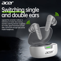 [Acer New TWS] 2025 Wireless Earbuds – Deep Bass, Noise Cancelling, Long Battery, Gaming & Sports Mode - AURISTEN