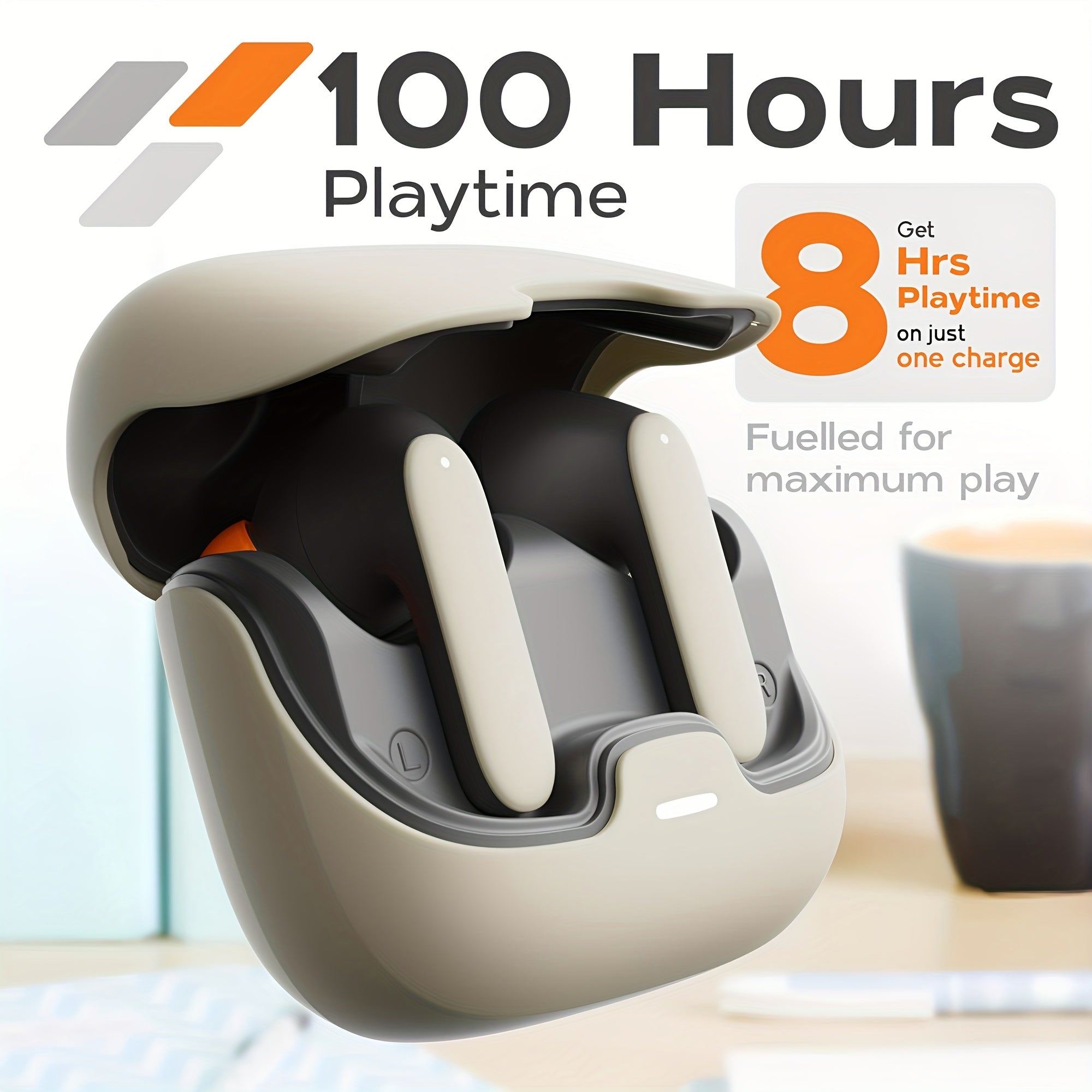 AI Translation TWS Bluetooth Earbuds – 4 - Mic ENC Noise Cancelling, 140+ Languages, Real - Time Translator - AURISTEN