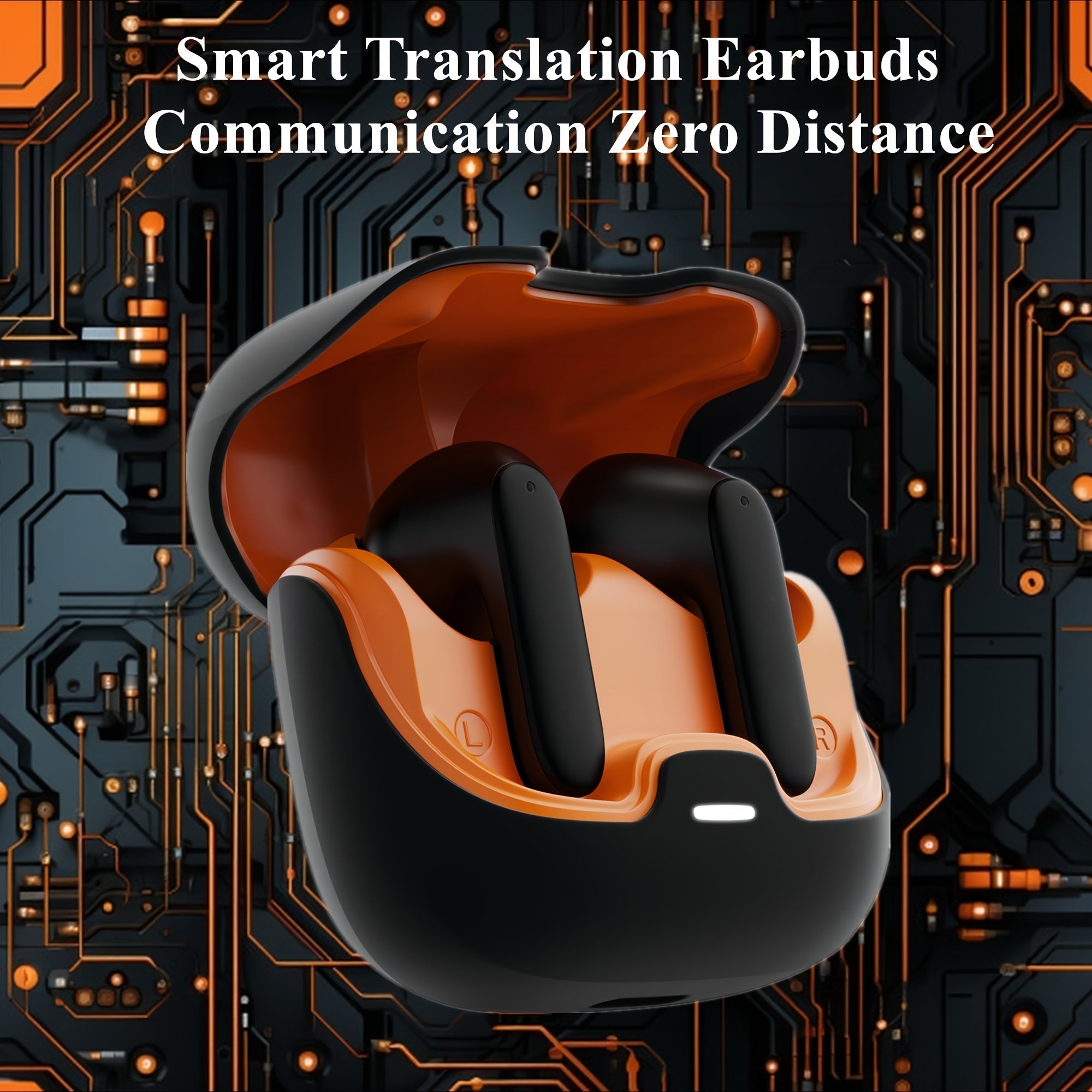 AI Translation TWS Bluetooth Earbuds – 4 - Mic ENC Noise Cancelling, 140+ Languages, Real - Time Translator - AURISTEN
