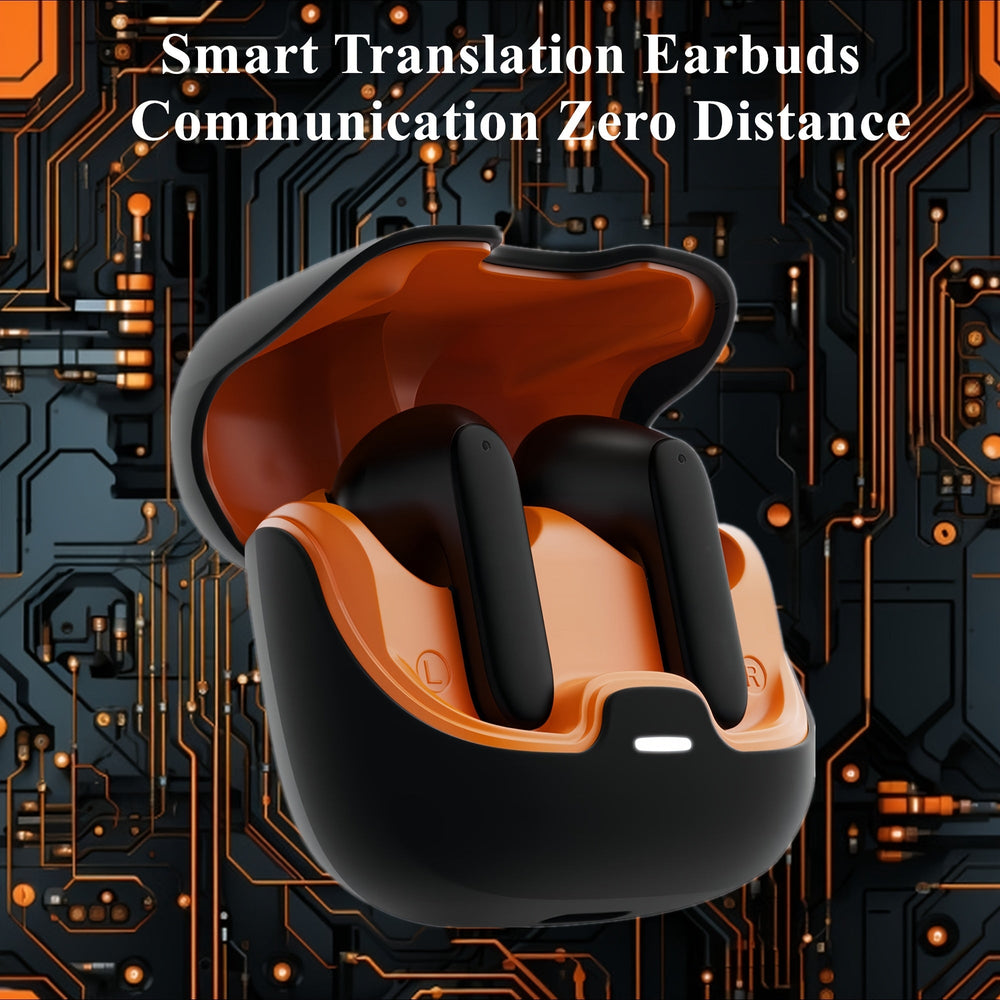 AI Translation TWS Bluetooth Earbuds – 4 - Mic ENC Noise Cancelling, 140+ Languages, Real - Time Translator - AURISTEN