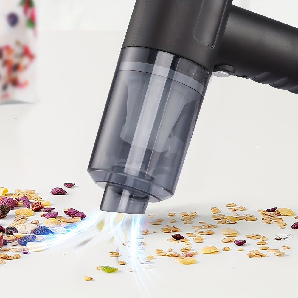 Cordless Handheld Vacuum Cleaner with Side Brushes, Low Noise & USB - C Rechargeable - AURISTEN