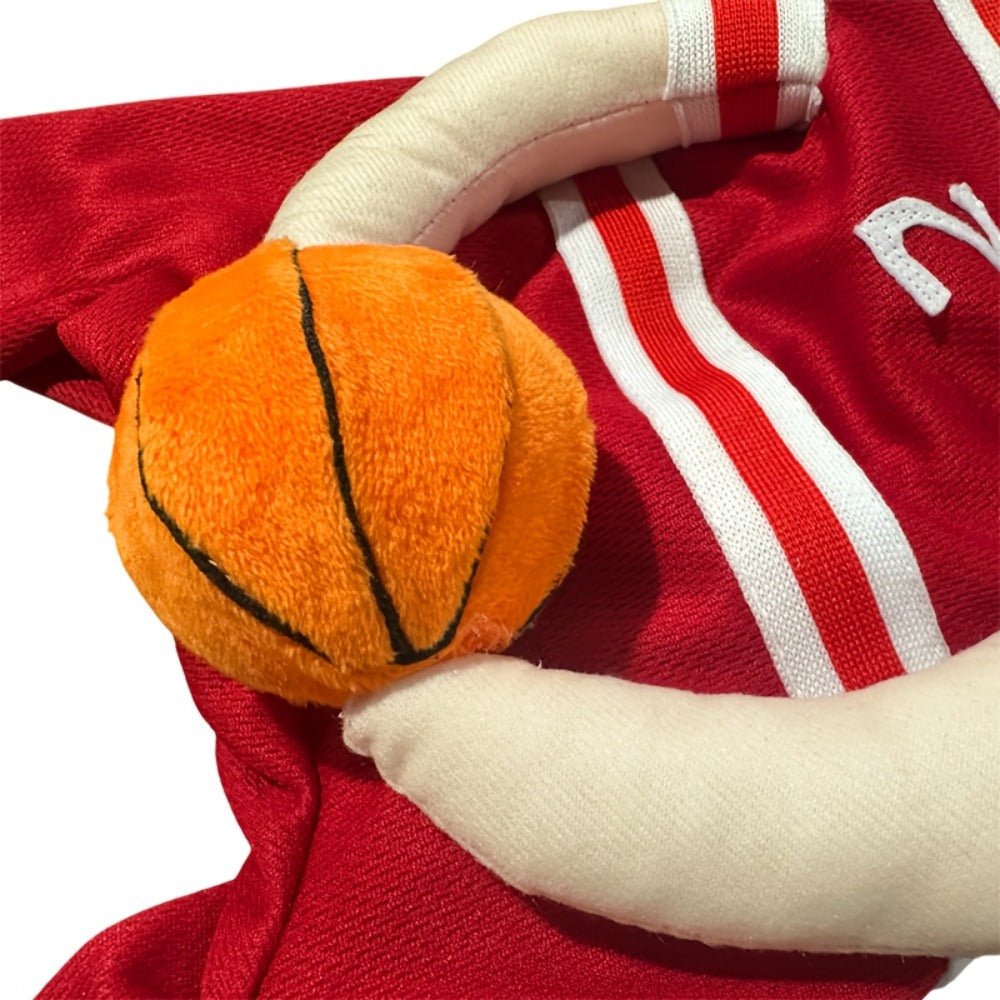 Dog Basketball Costume – No.2 Jersey Cartoon Outfit for Small & Medium Dogs - AURISTEN