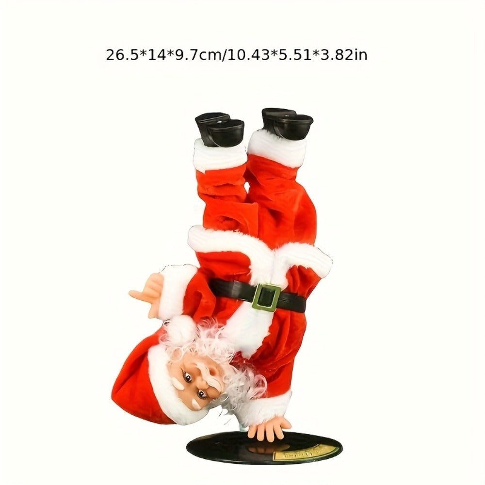 Electric Musical Santa Figurine – Wiggling Battery - Powered Christmas Decoration - AURISTEN