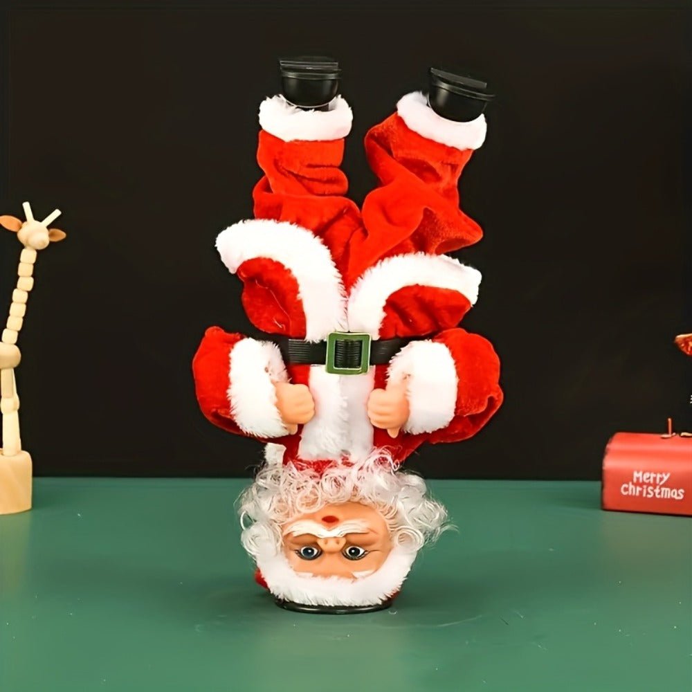 Electric Musical Santa Figurine – Wiggling Battery - Powered Christmas Decoration - AURISTEN