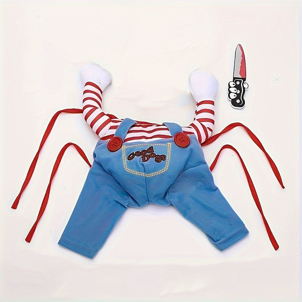 Funny Pet Transformation Costume – Sword Design Cosplay Outfit for Cats & Dogs - AURISTEN