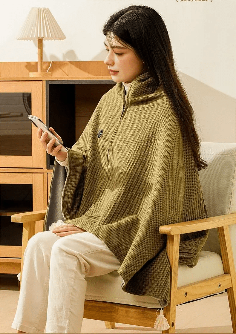 GENAI USB Electric Warming Shawl with 3 Heat Levels - AURISTEN