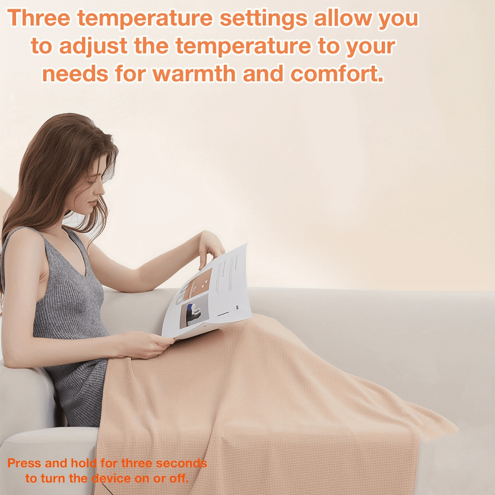 GENAI USB Electric Warming Shawl with 3 Heat Levels - AURISTEN