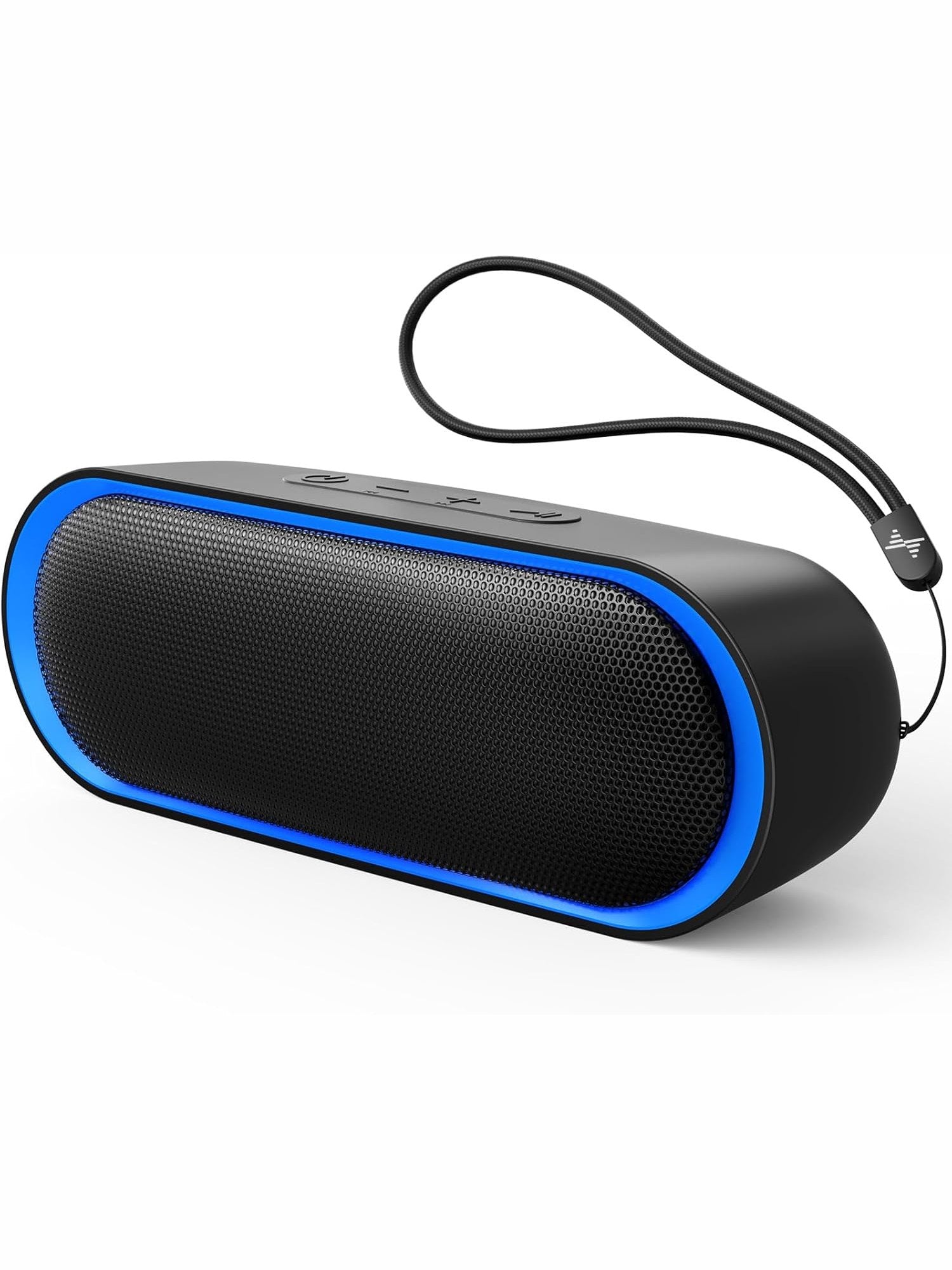 LENRUE Bluetooth Speakers, Waterproof Portable Speakers with TWS, 24 Playtime, Stereo Sound, Wireless for Home Shower Pool Beach Outdoor (Black) - AURISTEN