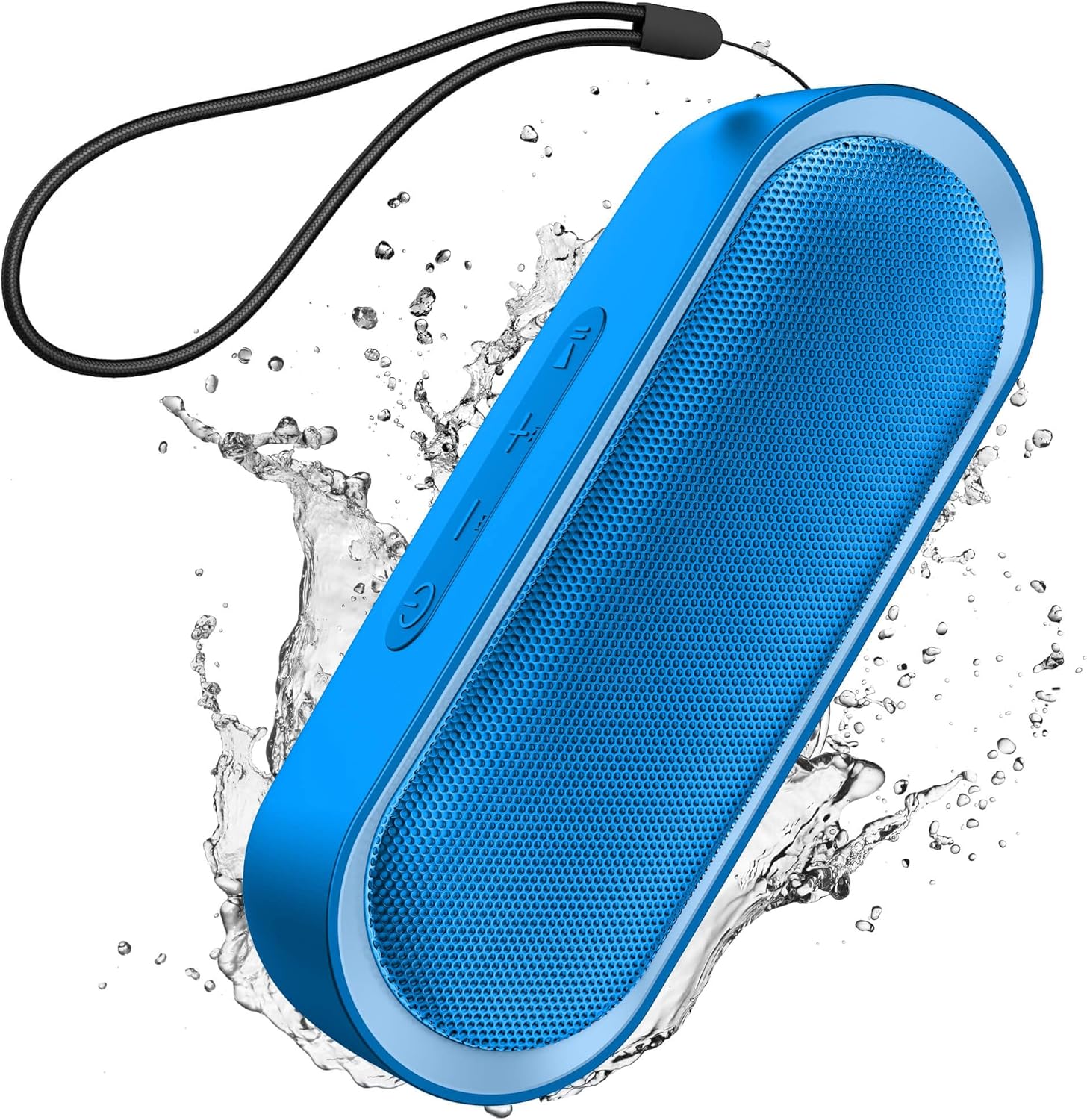 LENRUE Bluetooth Speakers, Waterproof Portable Speakers with TWS, 24 Playtime, Stereo Sound, Wireless for Home Shower Pool Beach Outdoor (Black) - AURISTEN
