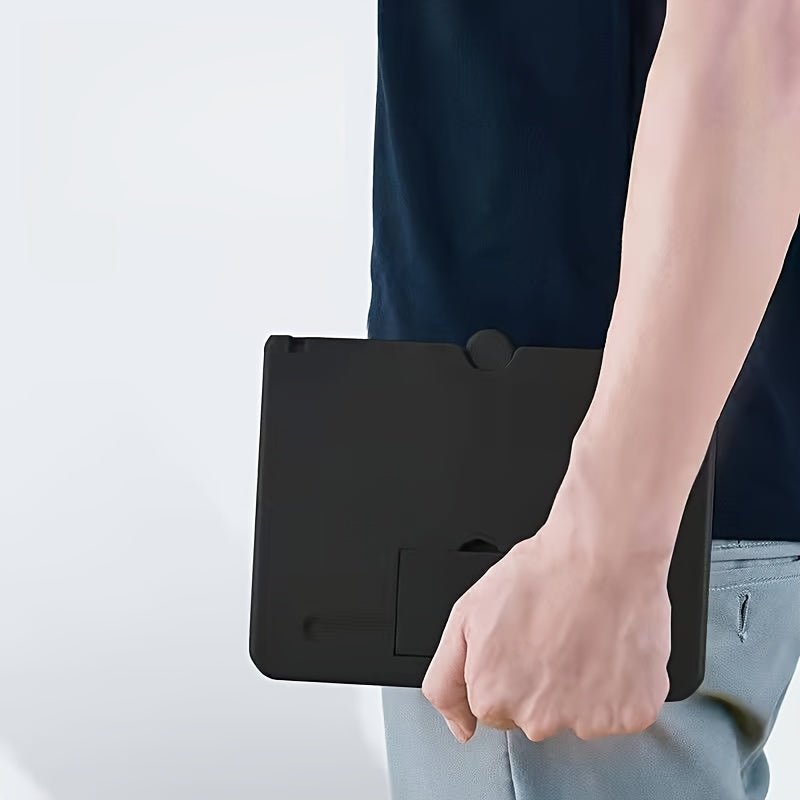 Mobile Screen Magnifying Glass Holder - Adjustable Height & Angle, Foldable Portable Design, Durable Plastic Construction, Ergonomic Grip for Comfortable Viewing - AURISTEN