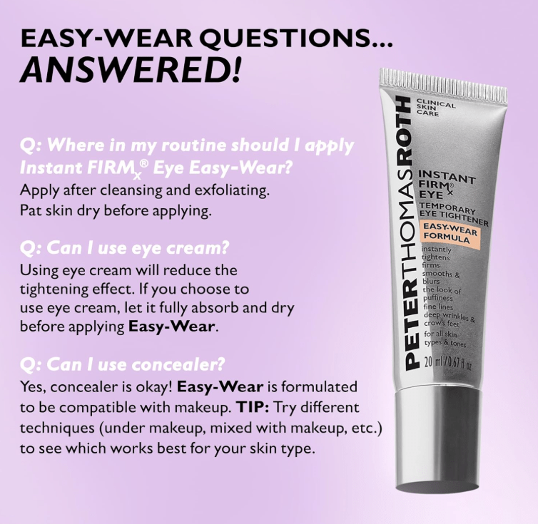 Peter Thomas Roth | Instant FIRMx® Eye Temporary Eye Tightener Easy - Wear Formula - AURISTEN