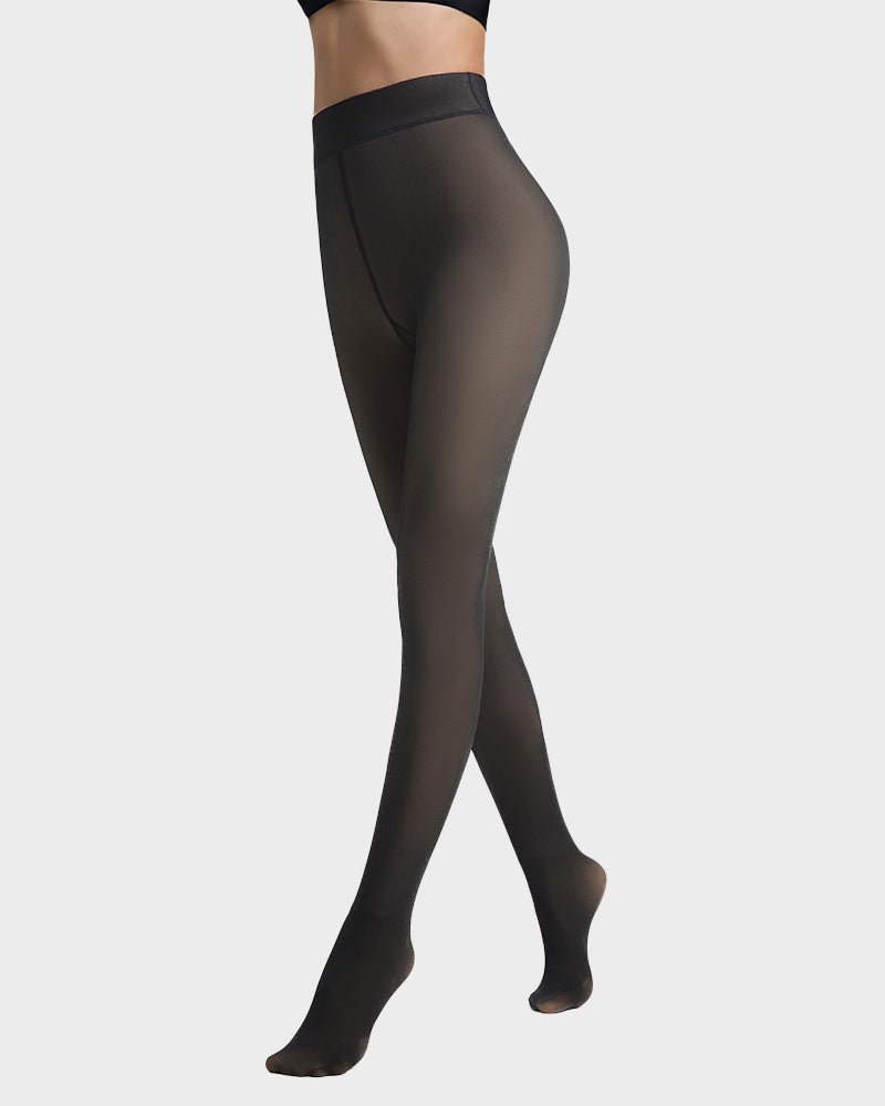 Translucent Fleece Lined Tights - AURISTEN