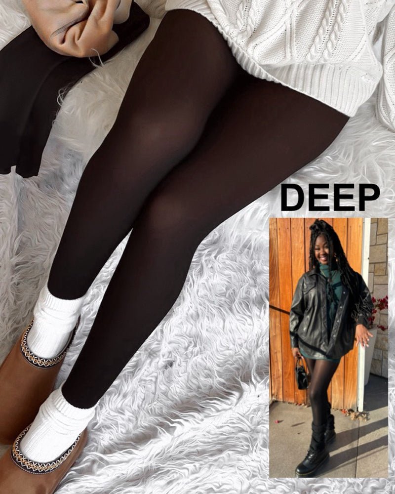 Translucent Fleece Lined Tights - AURISTEN