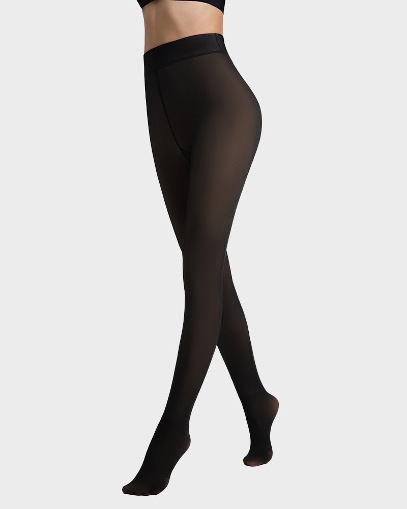 Translucent Fleece Lined Tights - AURISTEN