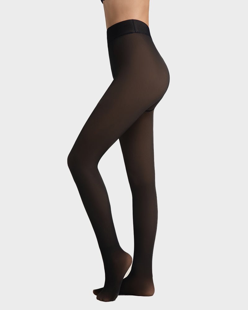 Translucent Fleece Lined Tights - AURISTEN