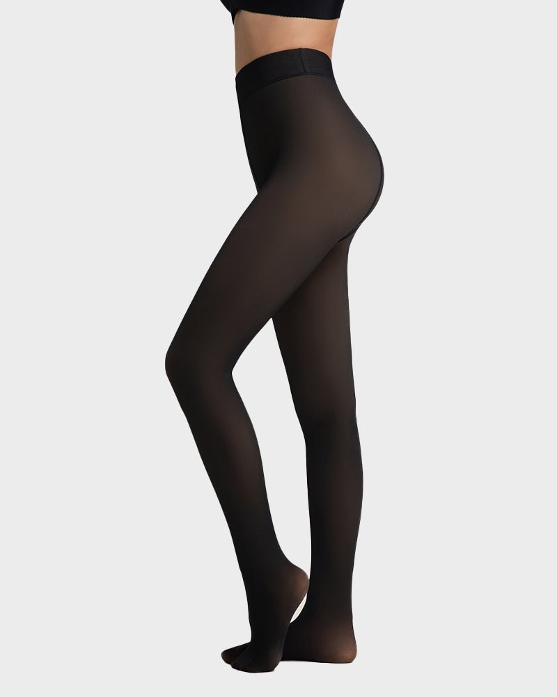 Translucent Fleece Lined Tights - AURISTEN
