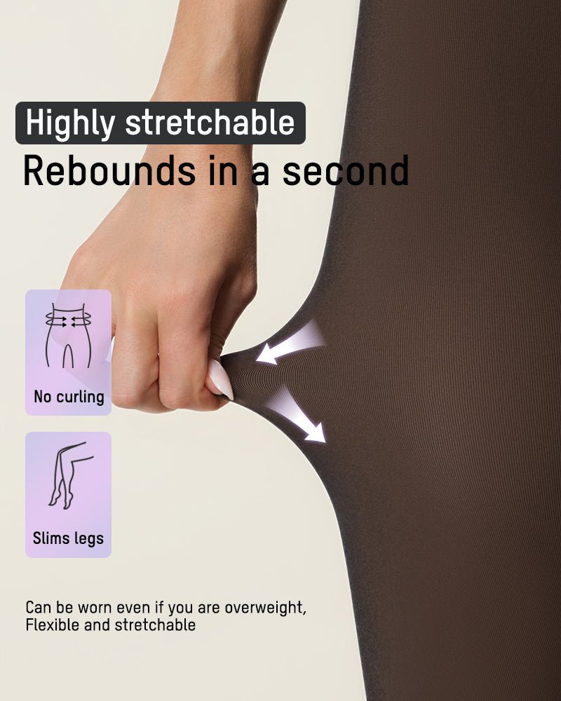 Translucent Fleece Lined Tights - AURISTEN