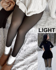 Translucent Fleece Lined Tights - AURISTEN