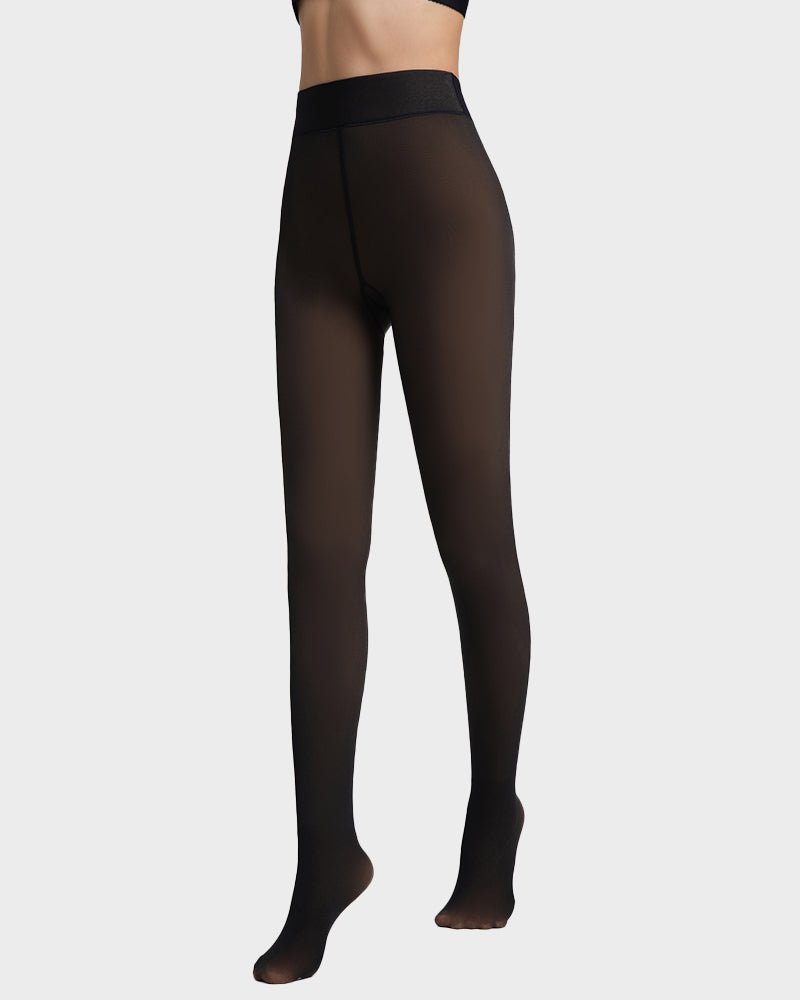Translucent Fleece Lined Tights - AURISTEN