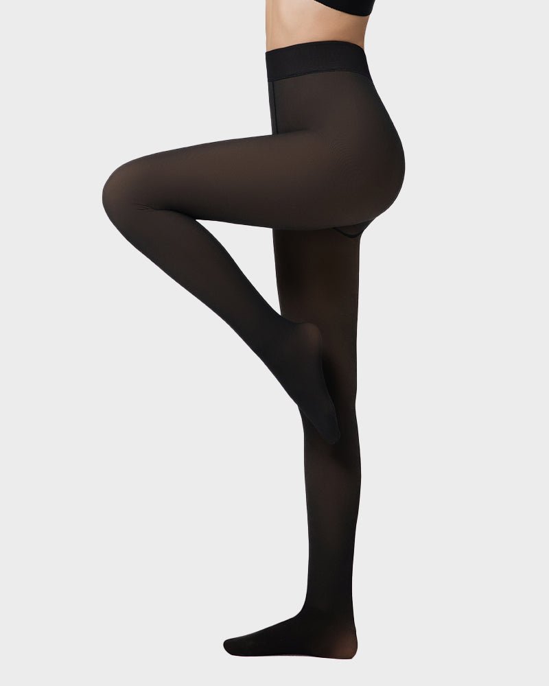 Translucent Fleece Lined Tights - AURISTEN