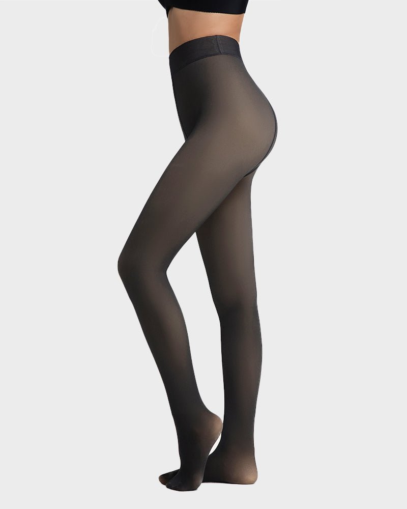 Translucent Fleece Lined Tights - AURISTEN