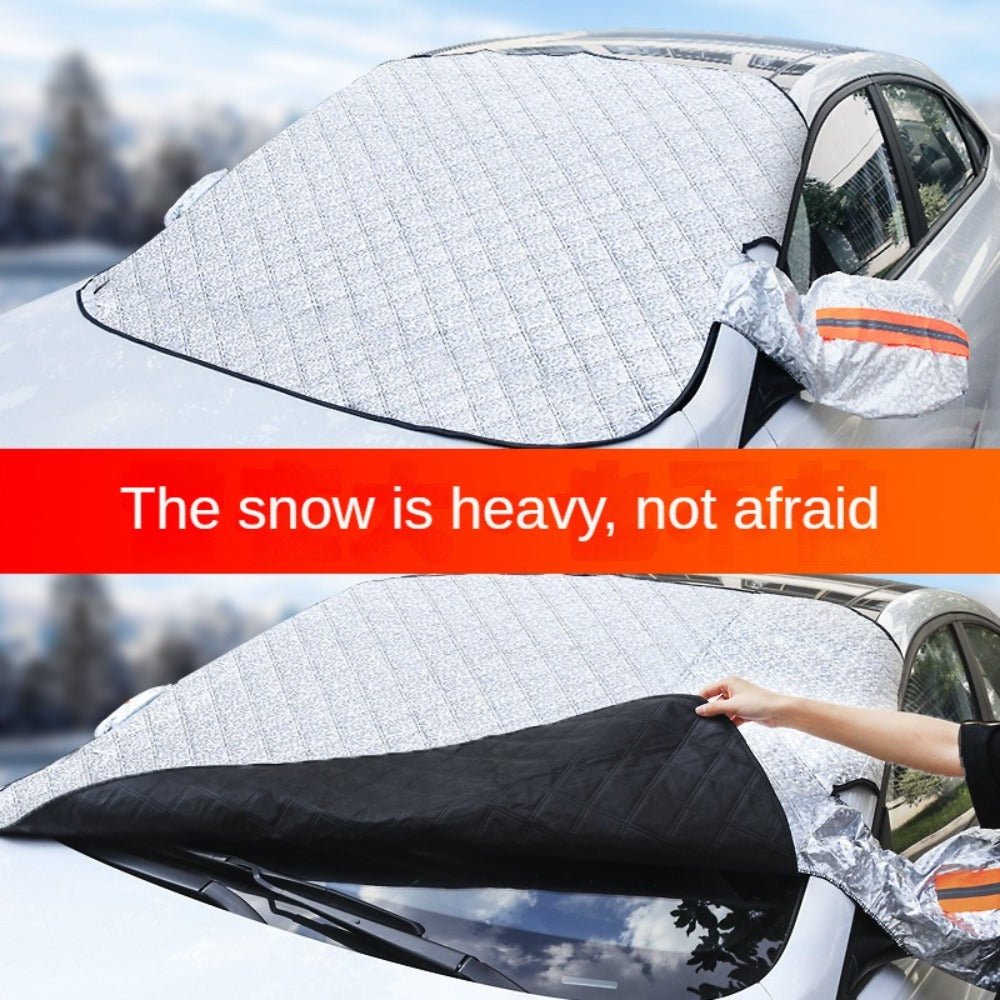Winter Car Windshield Snow Cover Winter Snow Outdoor Car Cover Summer Sunshade Installation Is Convenient - AURISTEN