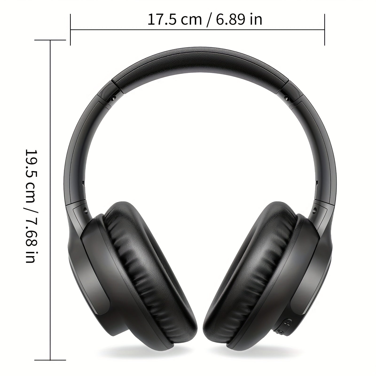Wireless Noise Cancelling Headphones – Deep Bass, HIFI Stereo Sound, Built - in Mic, Compatible with Android/iOS - AURISTEN