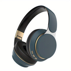 Wireless Over - Ear Headphones – Foldable Design with Mic, FM Radio, TF Card & AUX Support for Phone/PC/Travel - AURISTEN
